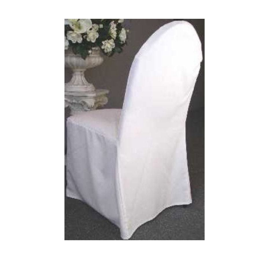 Scuba Stretch Chair Covers - White